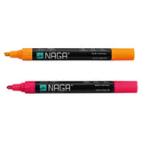 2 Marqueurs orange et rose pour tableau Naga