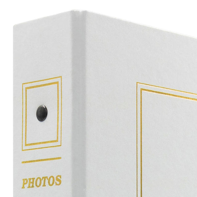 Classeur Photo Cordoue Blanc – 400 Photos 10x15 11,5x15 – Ceanothe
