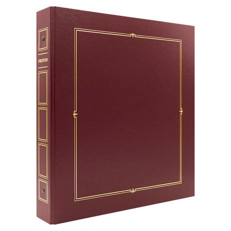 Classeur Photo Cordoue Bordeaux – 400 Photos 10x15 11,5x15 – Ceanothe