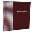Album photo KP Pattern bordeaux 200 pochettes 10X15