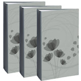 Lot de 3 albums photo Erica Ellypse 2 gris 300 pochettes 11,5X15 2d choix