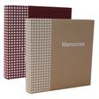 Lot de 2 albums photo KP Pattern 200 pochettes 10X15 beige bordeaux