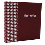 Lot de 2 albums photo KP Pattern 200 pochettes 10X15 beige bordeaux