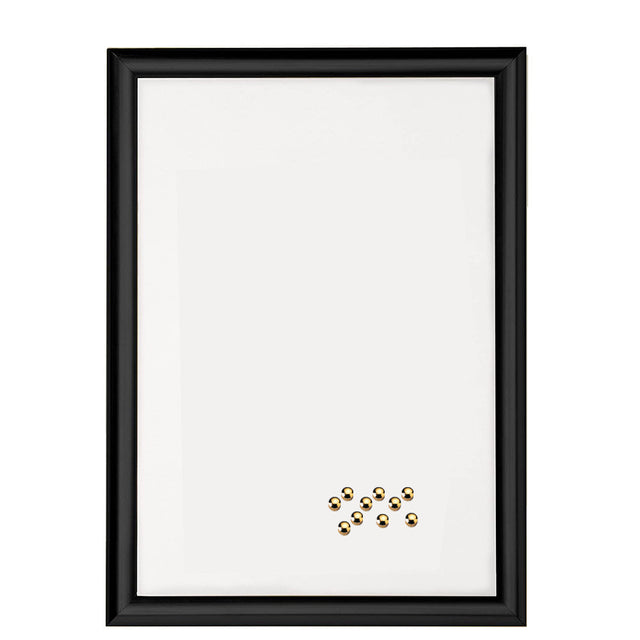 Pêle-mêle magnétique Noir CPC 40X50 fond blanc