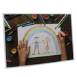 Cartonnage scolaire - Groupe 20x30-20x25-18x27-18x25-18x24 avec RABAT - Arc-en-ciel