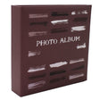 Album pochettes 10x15 Coating Bordeaux 200 photos