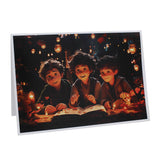 Cartonnage photo scolaire - Groupe 18x24 - Trio
