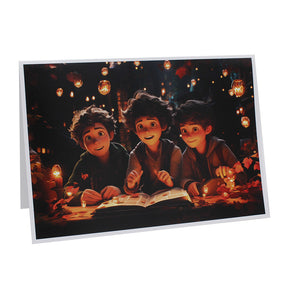 Cartonnage photo scolaire - Groupe 18x24 - Trio
