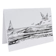 Cartonnage photo scolaire - Groupe 20x30 - Design marin noir et blanc