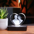 Socle lumineux plat Multi couleurs pour Coeur 2D ou 3D M