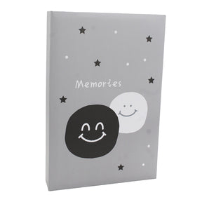 Album photo 10x15 cm – 300 photos – Couverture rigide – Fun Fun Gris – KP