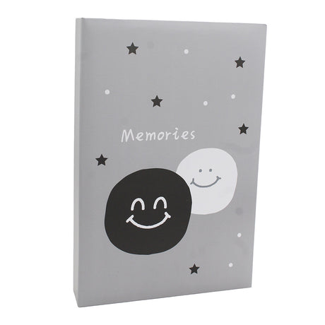 Album photo 10x15 cm – 300 photos – Couverture rigide – Fun Fun Gris – KP