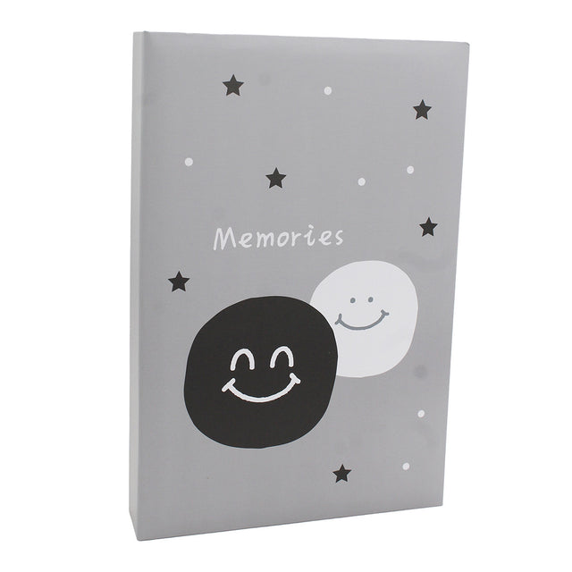 Album photo 10x15 cm – 300 photos – Couverture rigide – Fun Fun Gris – KP