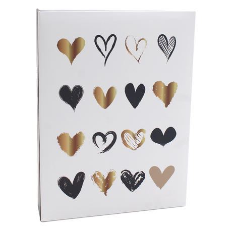 Album photo KP My favorite 200 pochettes 10x15 cm coeurs graphiques vue de dos