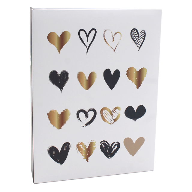 Album photo KP My favorite 200 pochettes 10x15 cm coeurs graphiques vue de dos