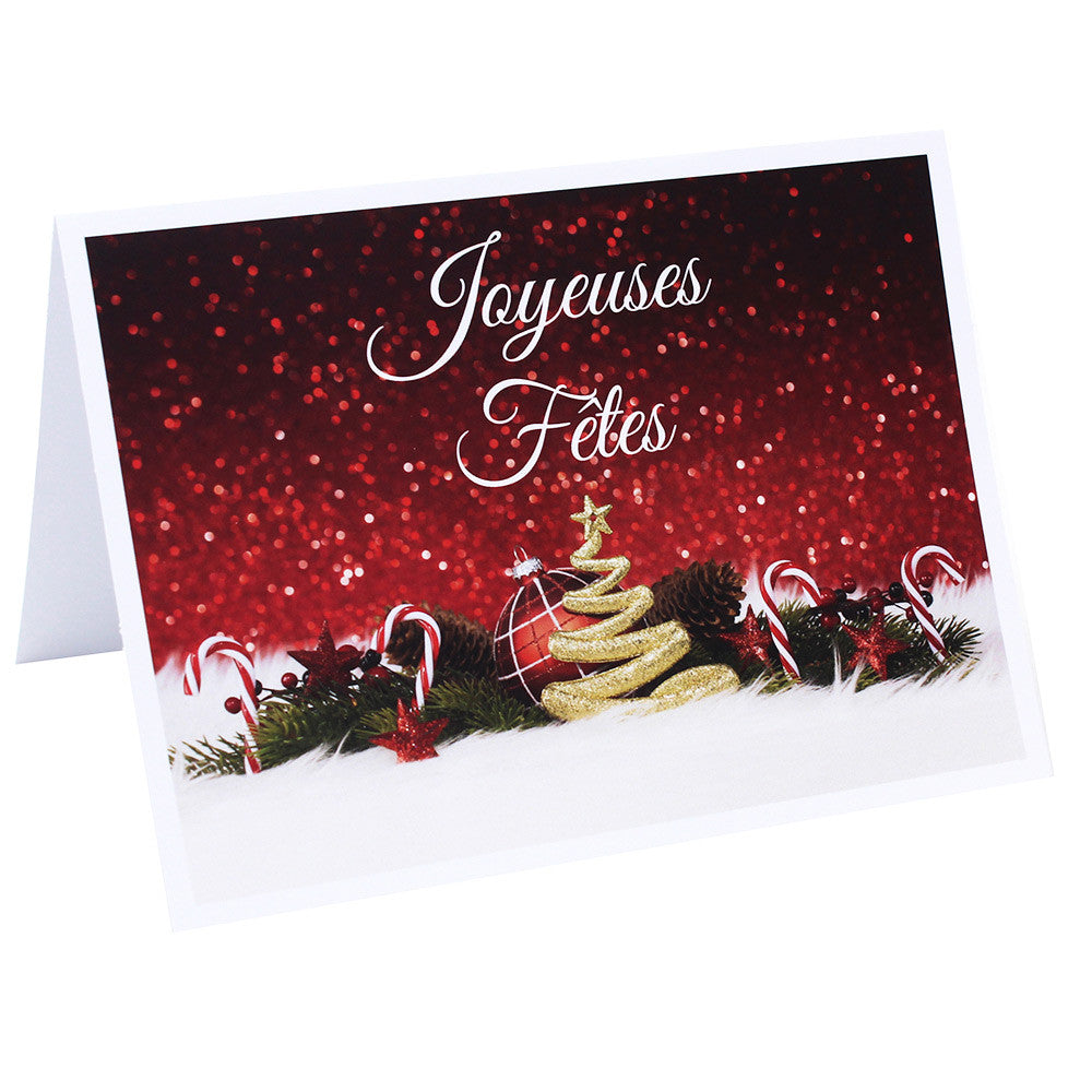 Lot cartonnage photo Joyeuses Fêtes - Horizontal  Composition de Noël - 9x13 au 20x30 cm