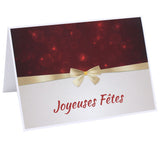 Lot cartonnage photo Joyeuses Fêtes - Horizontal Flot doré - 9x13 au 20x30 cm