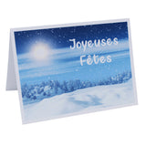 Lot cartonnage photo Joyeuses Fêtes - Horizontal Montagne 2 - 9x13 au 20x30 cm