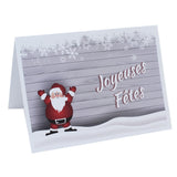 Lot cartonnage photo Joyeuses Fêtes - Horizontal Père Noël - 9x13 au 20x30 cm