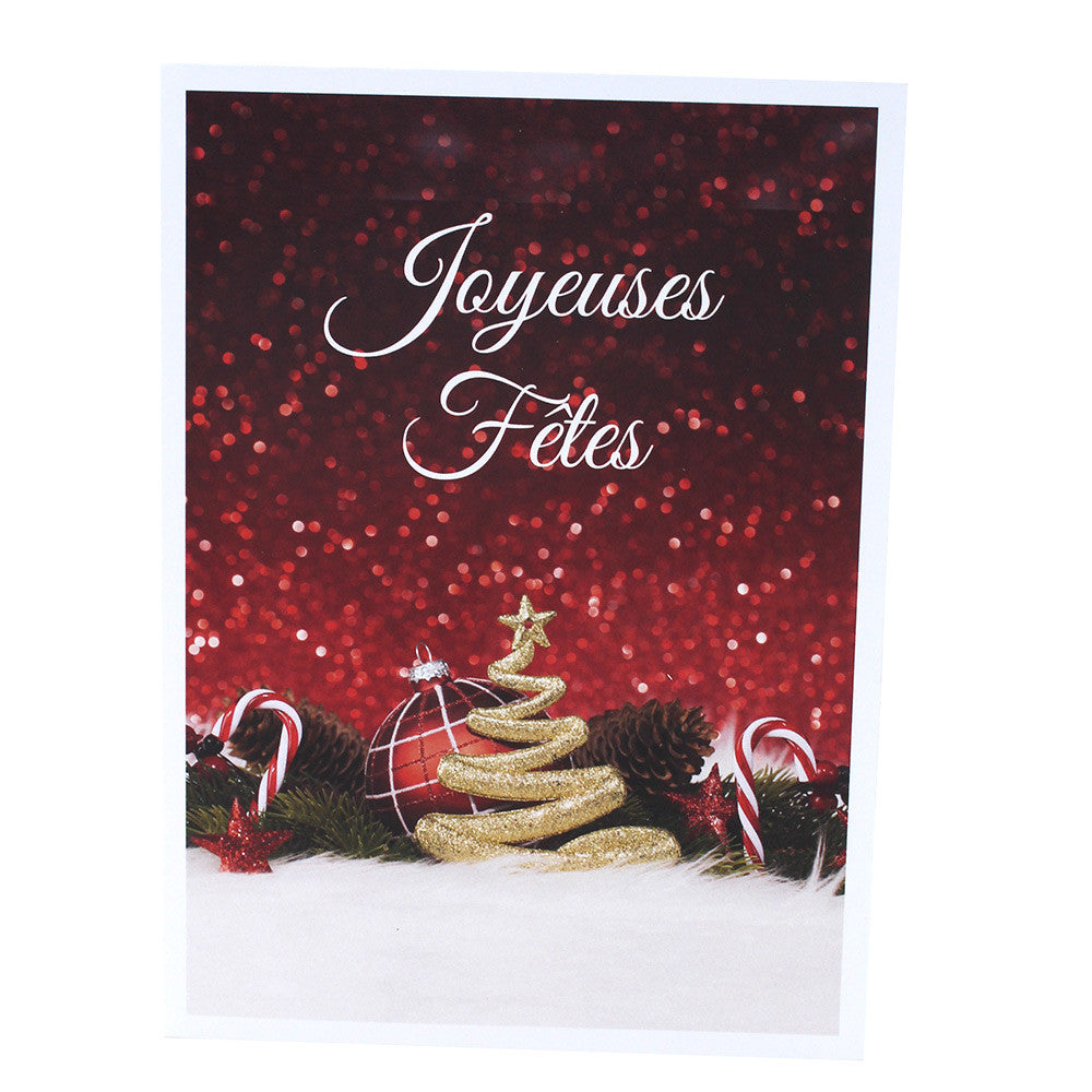 Lot cartonnage photo Joyeuses Fêtes - Vertical Composition de Noël - 9x13 au 20x30 cm