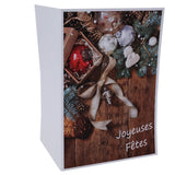 Lot cartonnage photo Joyeuses Fêtes - Vertical Déco de Noël - 9x13 au 20x30 cm