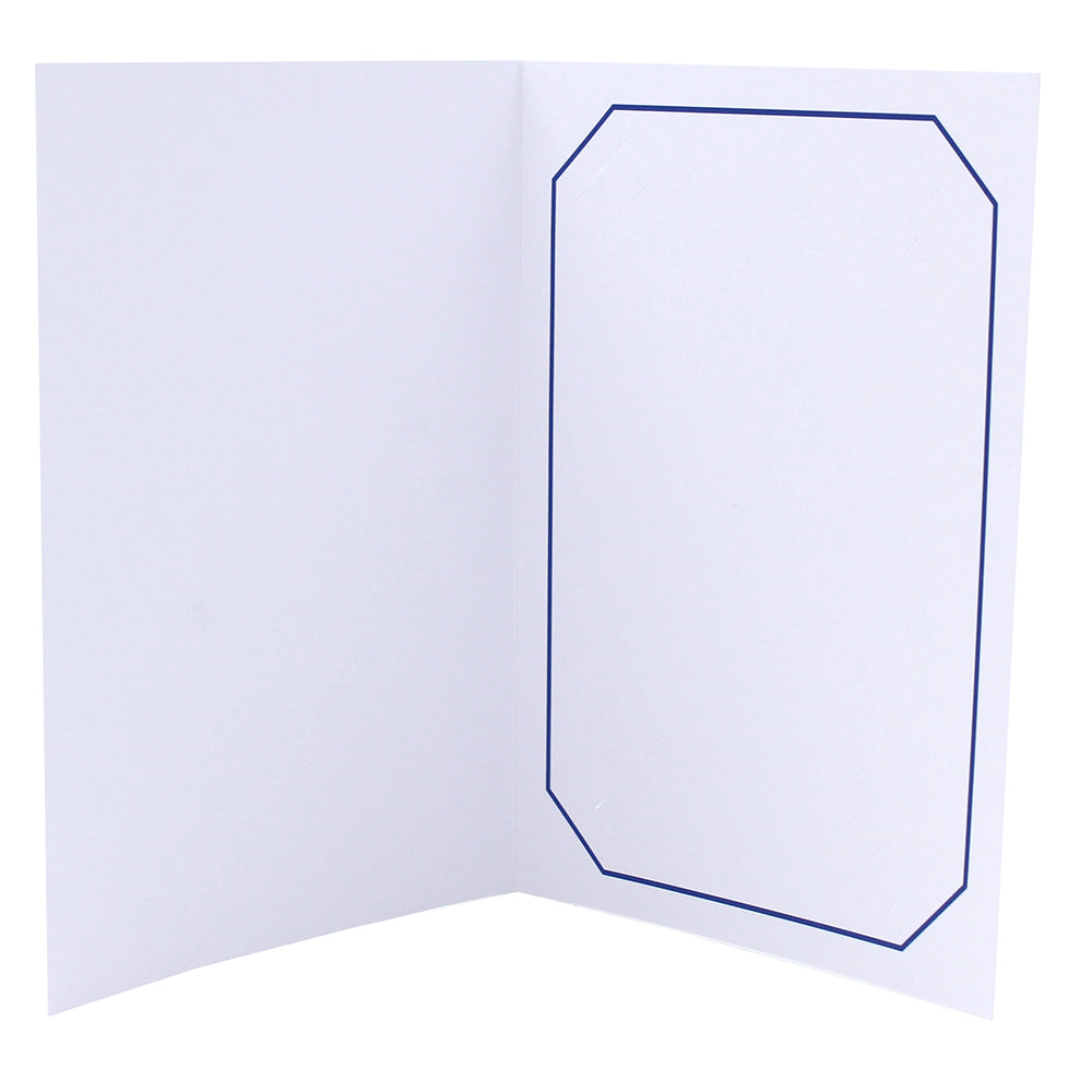 Cartonnage professionnel Thionville Liseré bleu foncé vertical vide