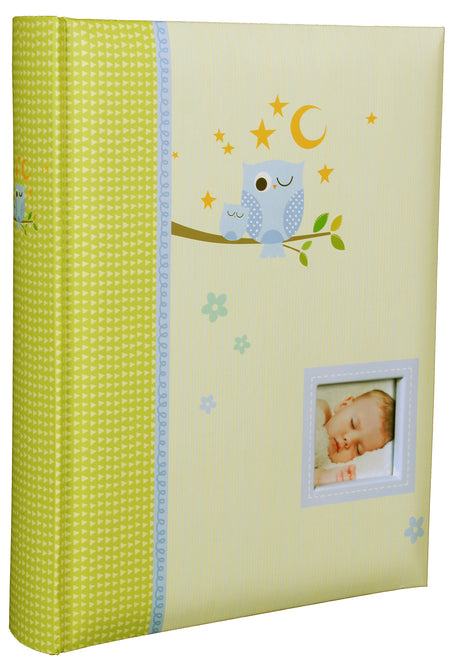 Album photo bébé Isa bleu 200 pochettes 10x15 cm