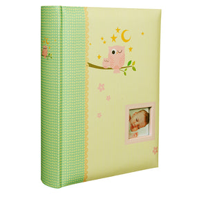 Album photo bébé Isa rose 200 pochettes 10x15 cm