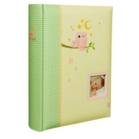 Album photo bébé Isa rose 200 pochettes 10x15 cm