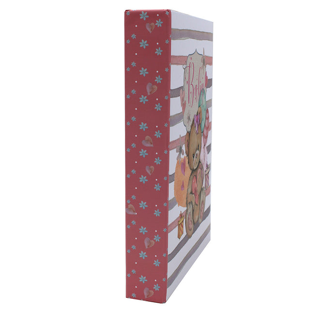Album photo bébé KP Baby Swing rose 300 pochettes 10x15 cm - Tranche