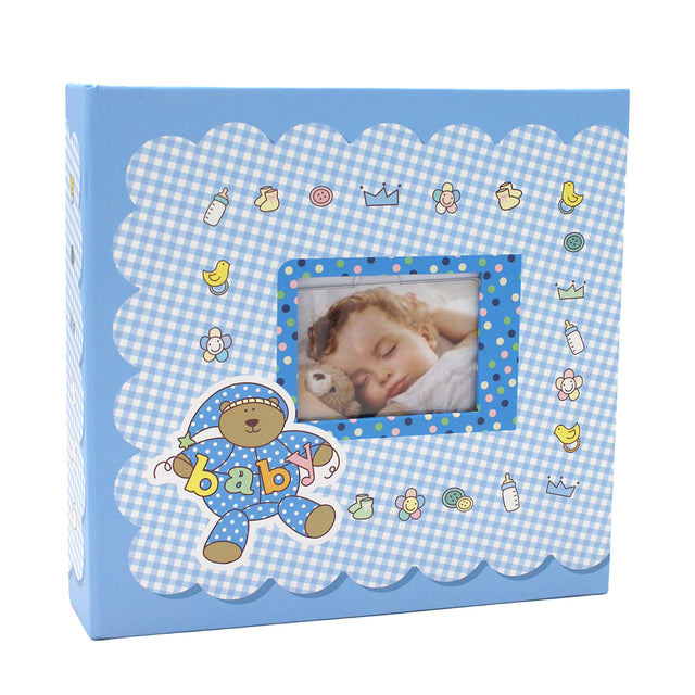Album photo bébé KP Nice bleu 200 pochettes 10X15