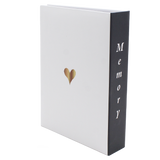 Album photo KP My Favorire 200 pochettes 10x15 cm Coeurs graphiques tranche