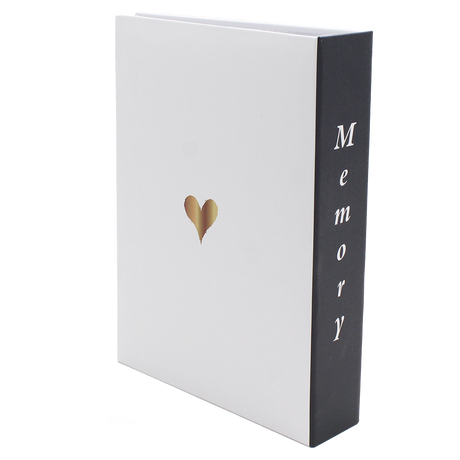Album photo KP My Favorire 200 pochettes 10x15 cm Coeurs graphiques tranche