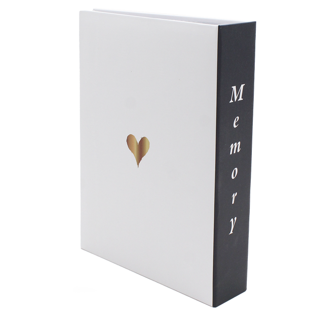 Album photo KP My Favorire 200 pochettes 10x15 cm Coeurs graphiques tranche