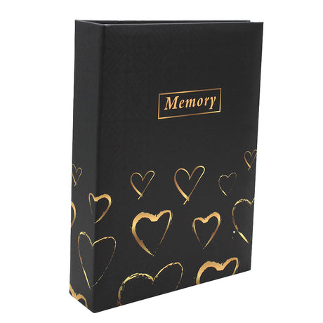 Album photo KP My Favorite 200 pochettes 10x15 cm Coeurs noir & or