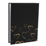 Album photo KP My Favorite 200 pochettes 10x15 cm Coeurs noir & or vue de dos
