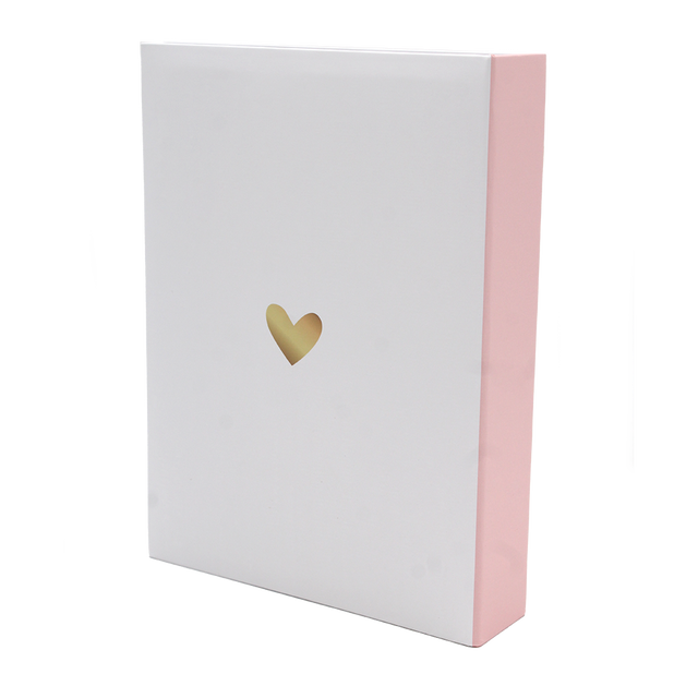 Album photo KP My Favorite 200 pochettes 10x15 cm coeurs rose noir & or vue de dos