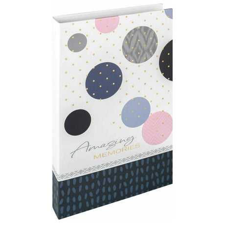 Album photo Walther Amazing Memories bleu 80 pochettes 10x15 - 11,5x15,5 cm