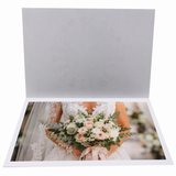 Cartonnage photo A4 personnalisable intérieur photo d'un bouquet de mariage