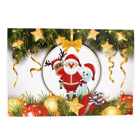 Cartonnage photo 20X30 Père Noël Trio - Motif