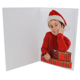 Cartonnage photo vertical A4 intérieur neutre image pour Noël