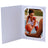 Cartonnage photo blanc Frise N4 - Gris