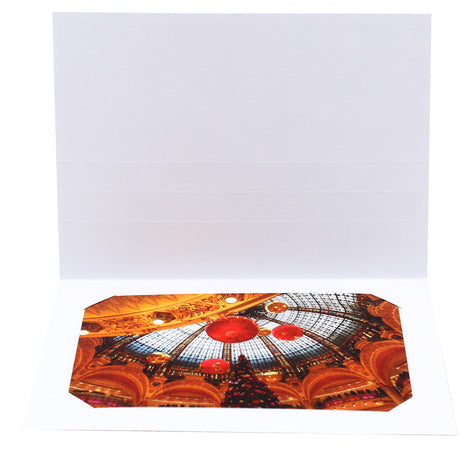 Cartonnage photo horizontal avec image intérieur d'une décoration de Noël