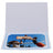 Cartonnage photo blanc horizontal - Liseré Duo bleu clair