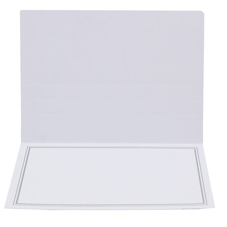 Cartonnage photo Liseré Duo gris horizontal sans image