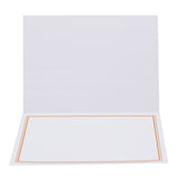 Cartonnage photo Liseré Duo orange horizontal sans image