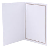 Cartonnage photo blanc - Liseré Duo taupe
