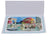 Cartonnage photo blanc - Liseré Duo turquoise