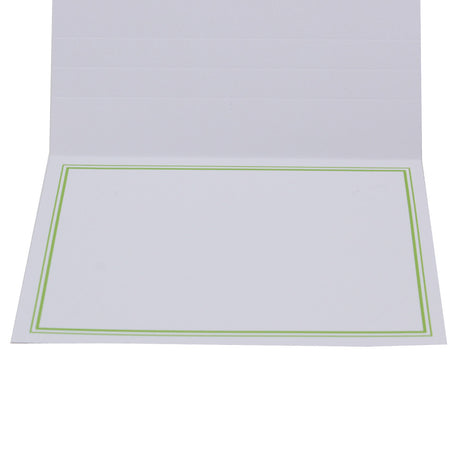 Cartonnage photo Liseré Duo vert clair horizontal détail