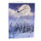 Lot de cartonnages photo – Traîneau du Père Noël – Vertical – 9x13 au 20x30 cm